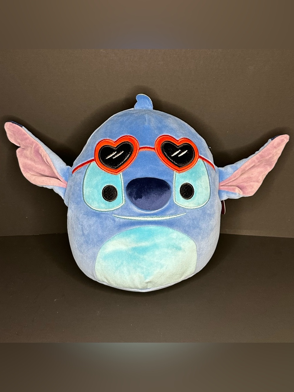 NWT Disney Stitch Squishmallow 8" Heart Sunglasses Plush
